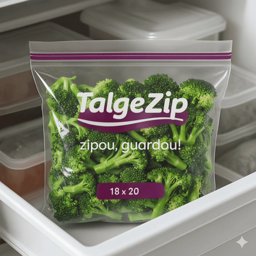 Saco Hermético para Freezer e Microondas  com Duplo Fecho ou Slider Fecho de Correr Talge BPA Free em Oferta na Shopee