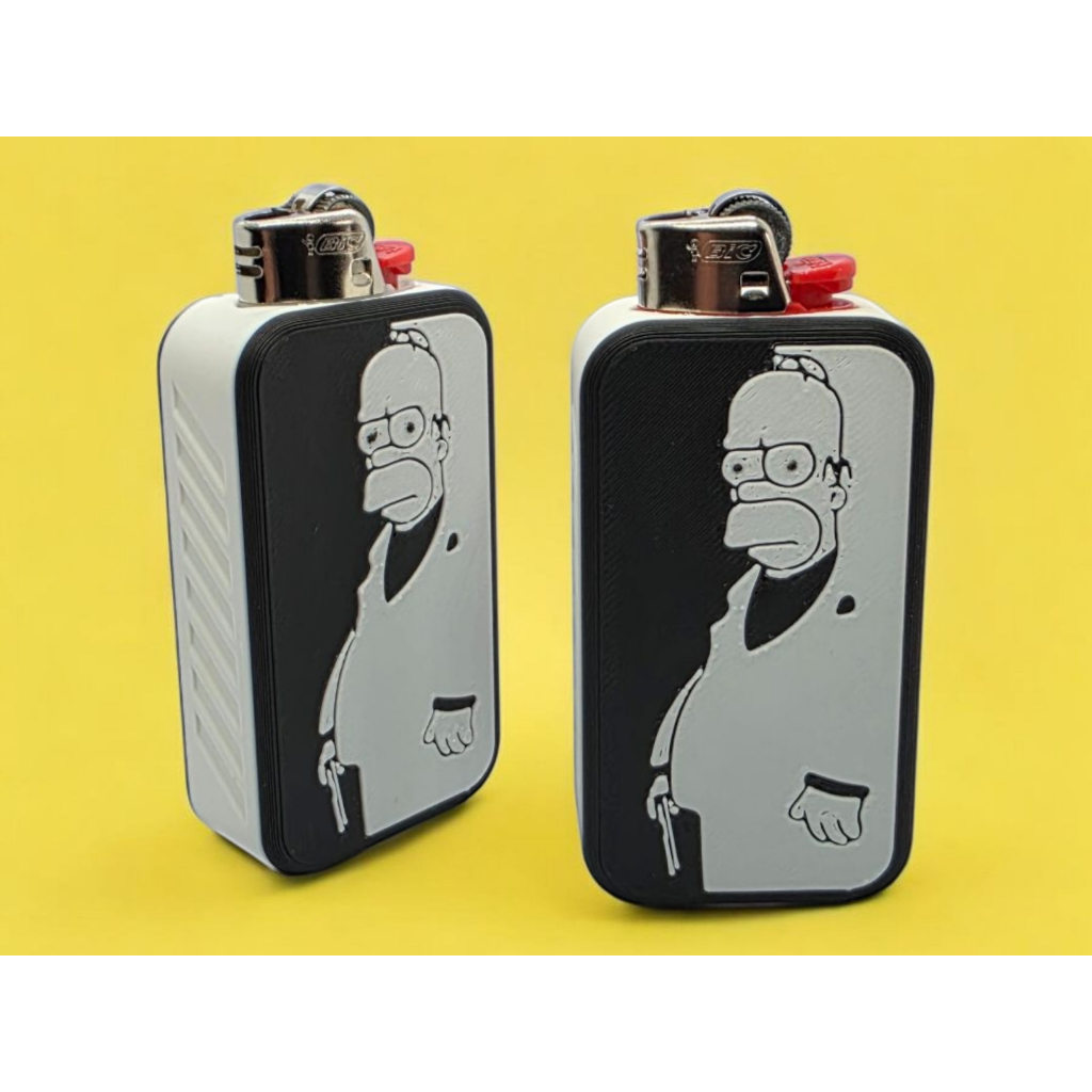 Capa para isqueiro BIC | Homer Simpson O Poderoso Chefão