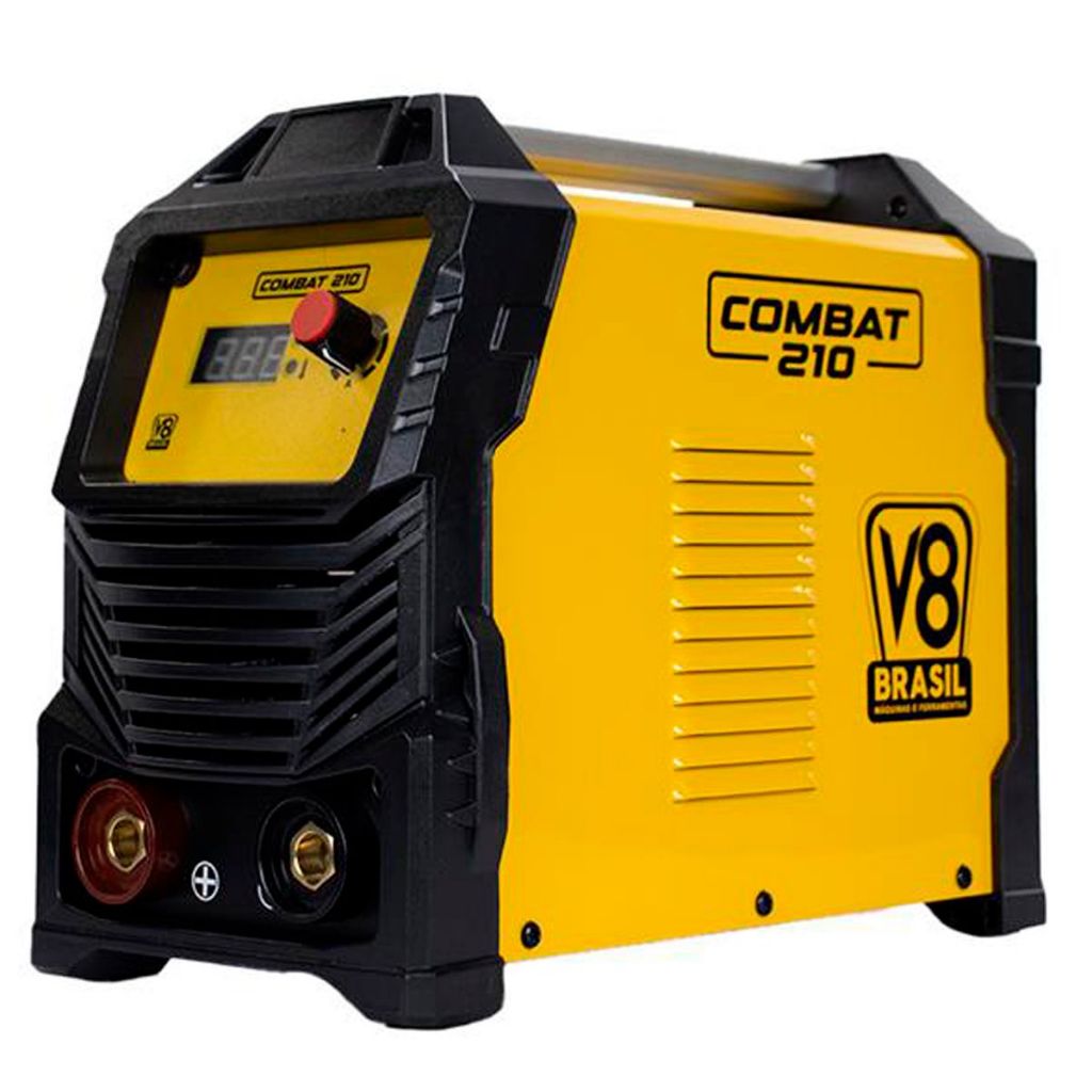 Máquina De Solda Inversora MMA Combat 210 220V 210A - V8 Brasil em Oferta na Shopee