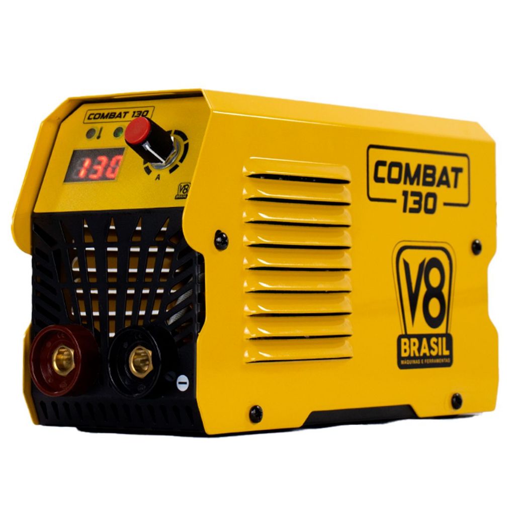 Máquina De Solda Inversora MMA Combat 130 220V 130A - V8 Brasil em Oferta na Shopee