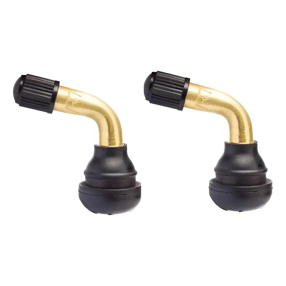 Kit 2 Bico Curvo Pneu Sem Câmara Scooter Elétrica Patinete PVR70