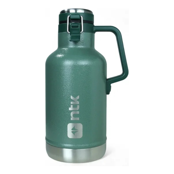 Garrafa Térmica Growler Aço Inox Parede Dupla 1,9 Litros - Verde em Oferta na Shopee