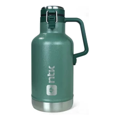 Garrafa Térmica Growler Aço Inox Parede Dupla 1,9 Litros - Verde