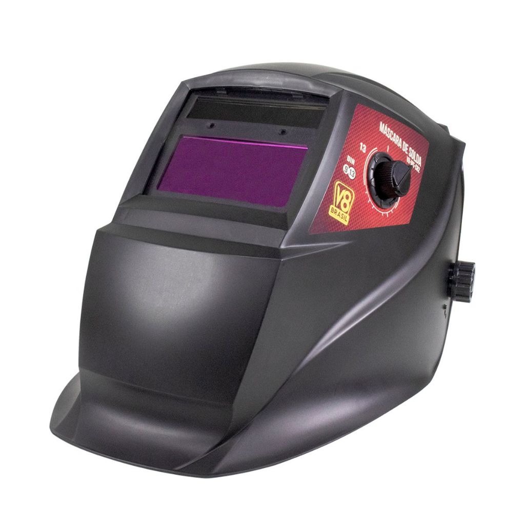 Máscara de Solda Profissional Automática 4,9-13 CR2 - V8 Brasil em Oferta na Shopee