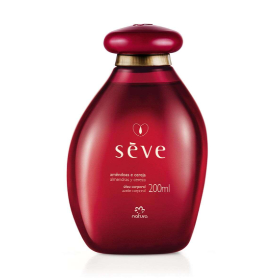 Óleo Desodorante Hidratante Corporal Natura Sève Amêndoas e Cereja - 200 Ml