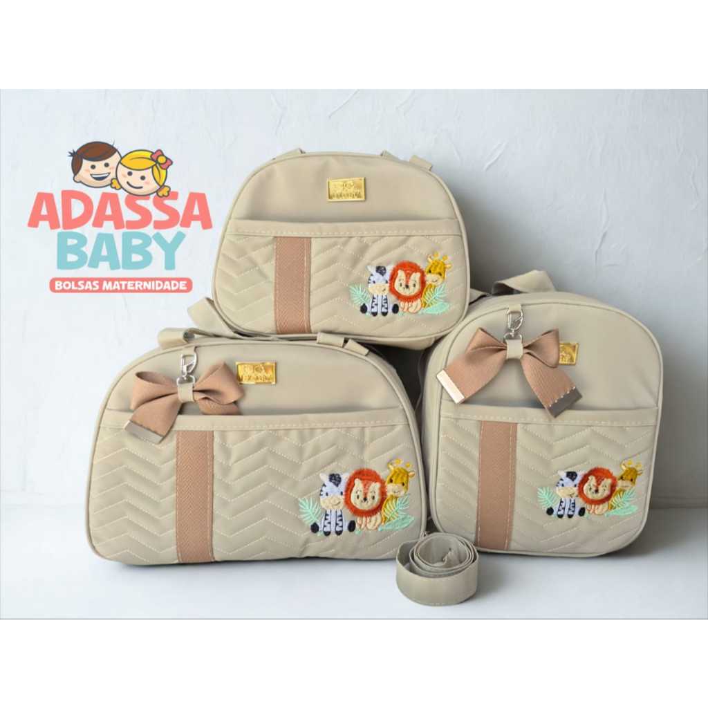 kit de bolsa Maternidade e Mochila Safari (3 Peças) — imagem 2 de 2