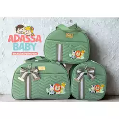 kit de bolsa Maternidade e Mochila Safari (3 Peças)
