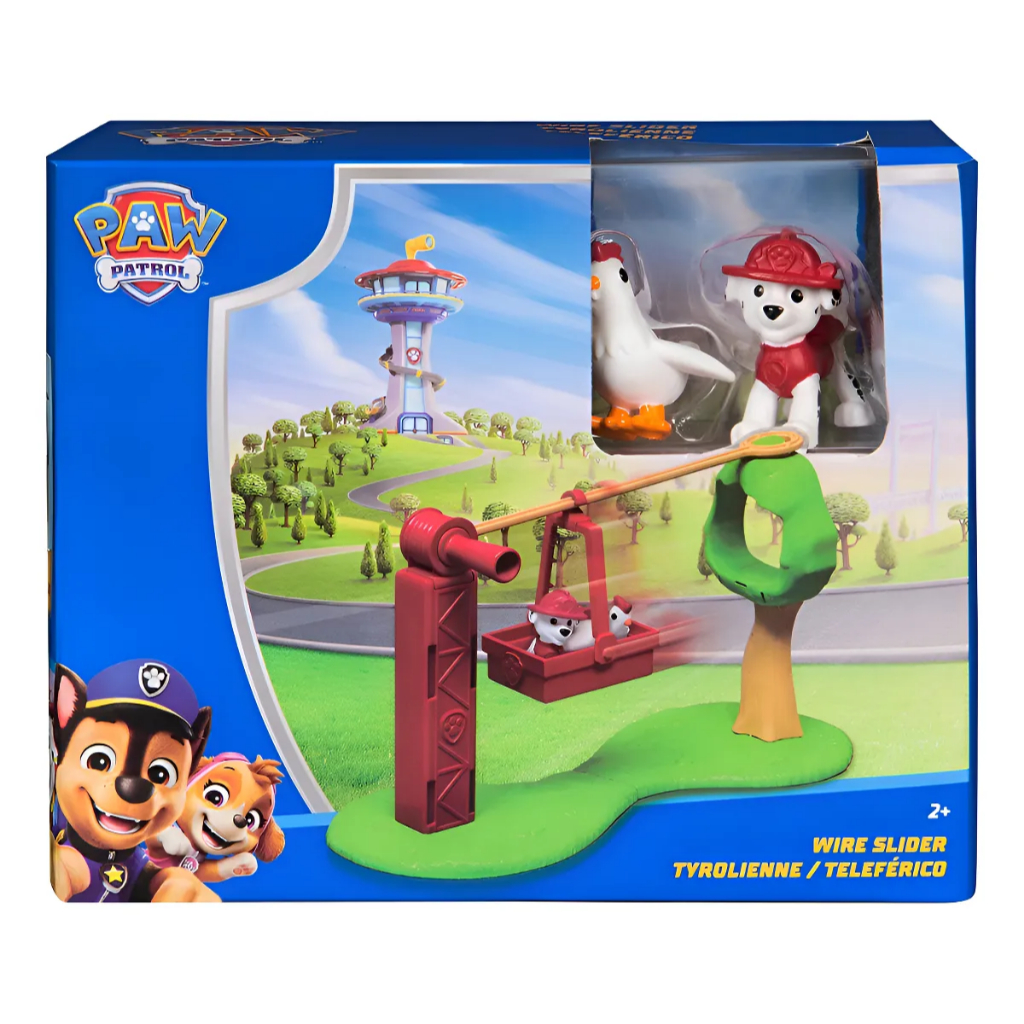 Patrulha Canina Mini Playset Escorregador Aereo Marshall Vermelho - Sunny 4856 em Oferta na Shopee