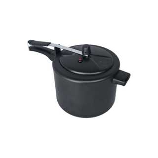 Panela de Pressão - 7 litros - Antiaderente Cores: Preto e Cereja em Oferta na Shopee