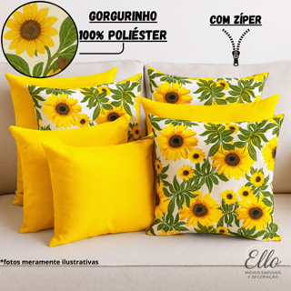 Capa de Almofadas Kit 2, 4, 6 ou 8 Pçs 40x40cm Gorgurinho Natureza | Sala, Quarto ou Varanda! em Oferta na Shopee