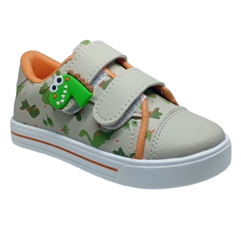 Tenis Infantil Menino Casual Dinossauro  Escolar Fofuxitos