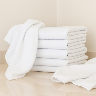 Kit 10 Toalhas de Salão Branca em Oferta na Shopee