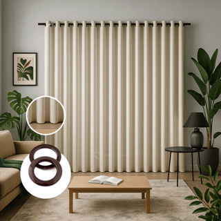 Cortina 3,00 x 2,50 Sala Quarto para Varão de 2,5 Tecido Oxford Premium em Oferta na Shopee