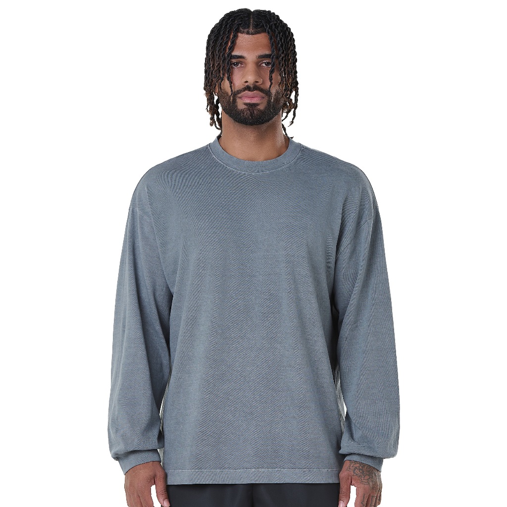 Camiseta Manga Longa Oversized Estonada Masculino Parolli