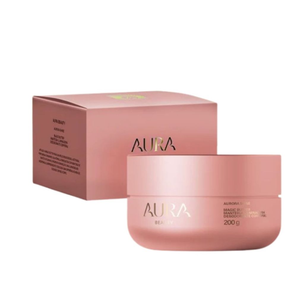 Manteiga Iluminadora Aurora Shine Hinode By Jade Picon 200g em Oferta na Shopee