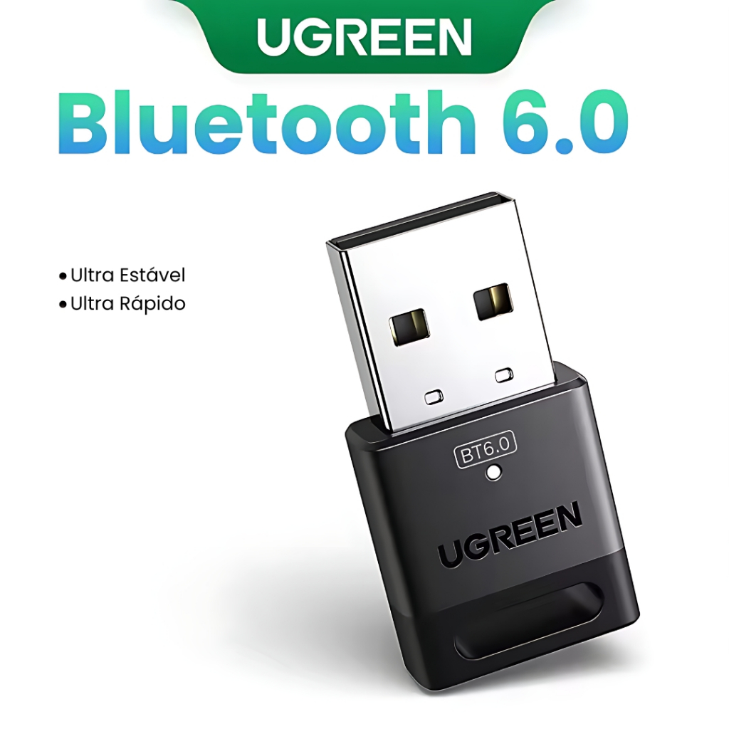 Adaptador Usb Bluetooth 6.0 Pc Notebook - Ugreen