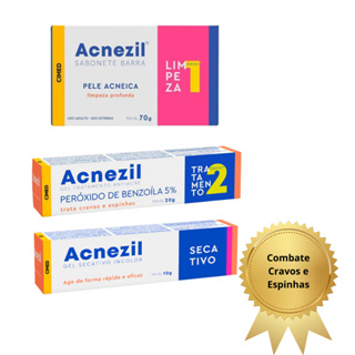 Kit Acnezil Combate Cravos e Espinhas - selecione a variação desejada em Oferta na Shopee