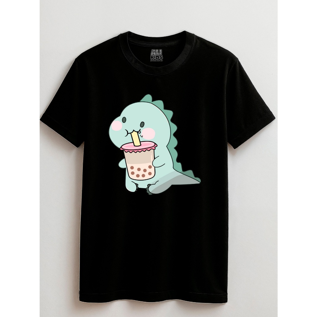 Camiseta Dinossauro Cute Fofo Juvenil e Infantil 2 ao 16 anos Urban Casual