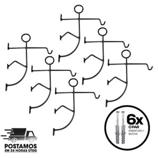 Suporte De Parede , Gancho Para Plantas Samambaia etc em Oferta na Shopee