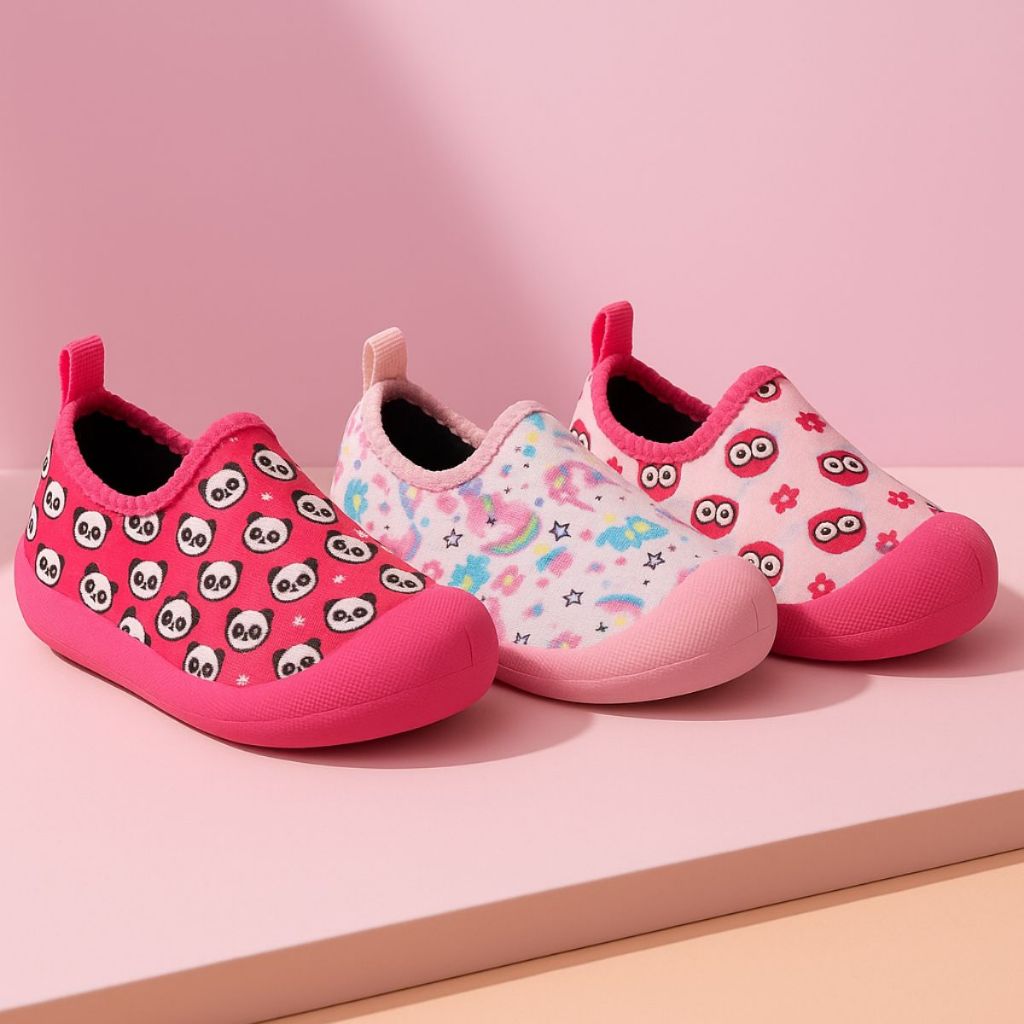 Tênis Infantil Meia Menina Sapatinho Calce Fácil De Bebê Confortável Casual Dia Dia Pandoka em Oferta na Shopee