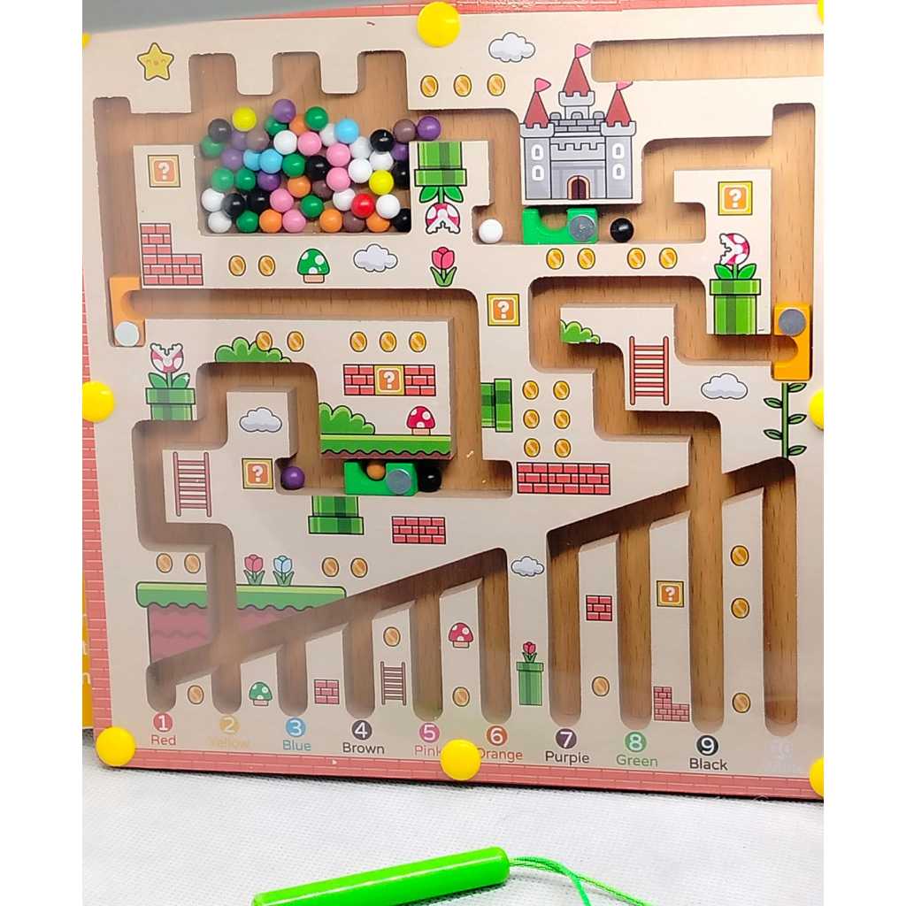 Brinquedo Educativo Magnético Madeira em Oferta na Shopee