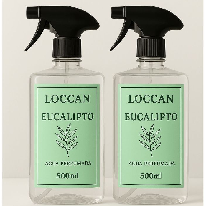 Kit 2 Spray Eucalipto Aromatizador 500ml Roupas, Sofás e Cama - Pronta Entrega