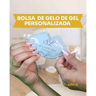 Bolsa de Gelo em Gel Personalizada 10 Unidades - 11x6 - Gelo em Gel - Formato boca - Cores Variadas - Reutilizável em Oferta na Shopee