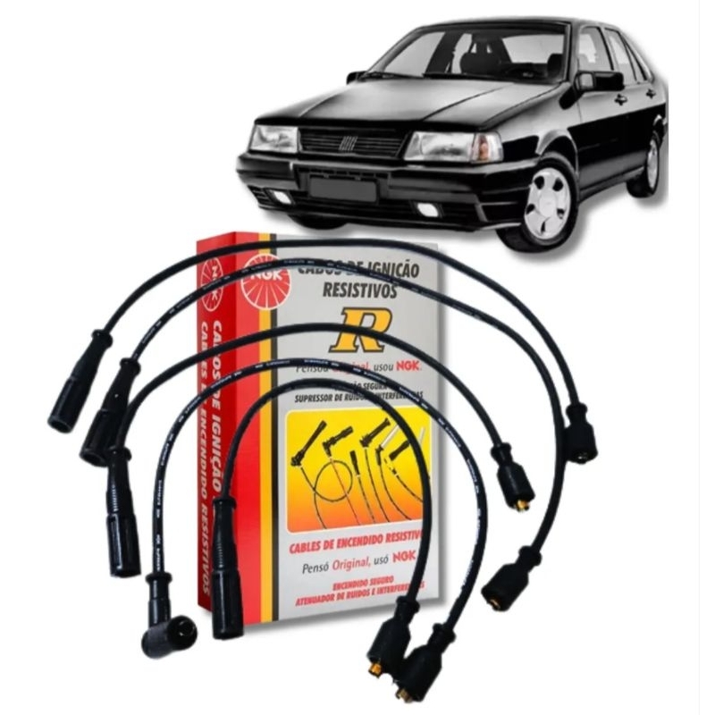 Jogo Cabo vela SCT43 Fiat Tempra 2.0 8v 1993/1994 CARBURADO