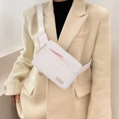 Pochete Feminina Masculino Bolsa Transversal Impermeável Bolsa Com Alça Transversal