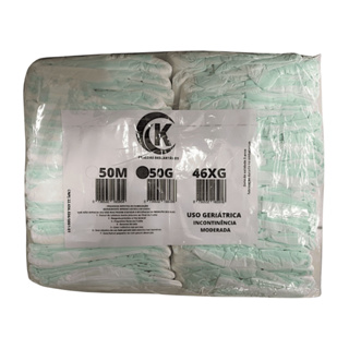 Fralda Geriátrica Adulto Segunda Linha Com 50 Unidades Tamanho Grande Incontinência Moderada em Oferta na Shopee