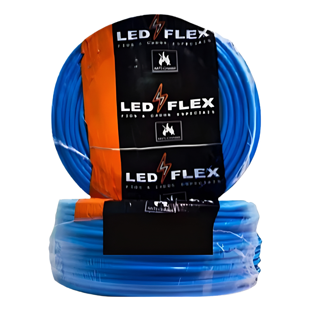 Cabo 4mm 50m Flexível Antichamas Ledflex Original em Oferta na Shopee