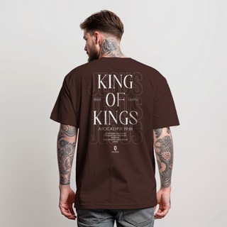 Camiseta T-Shirt Masculina King Of Kings Camisa Manfinity 100% Algodão Moda Street em Oferta na Shopee