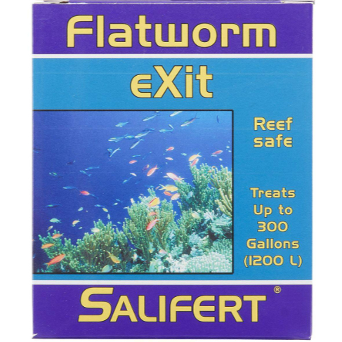 Eliminador de Planárias Flatworm Exit Salifert 10ml Reef Safe Aquário Marinho