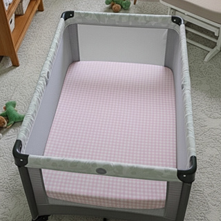 Kit 02 Lençol Avulso com Elástico Berço Desmontável Chiqueirinho Camping Percal 400 Fios em Oferta na Shopee