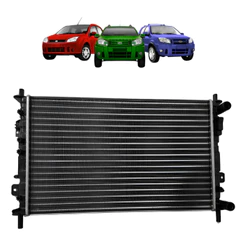 Radiador Ford Fiesta 1.0/1.6 2003 2004 2005 2006 2007 2008 2009 2010 2011 2012