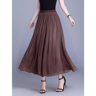 Saia de Tule com Paetê de Melhor Qualidade Saia Longa em Oferta na Shopee