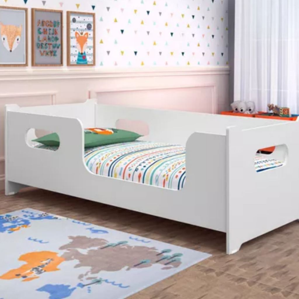 Cama Encanto Infantil Montessoriana Caminha Cercado Juvenil Quarto Envio Imediato