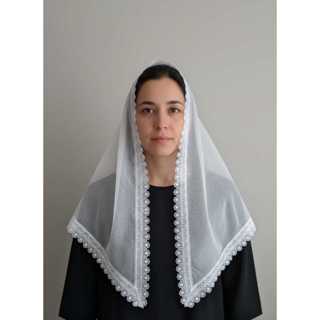 Véu Ccb Algodão Renda Guipir Branco Bico - Quadrado Nyl64 em Oferta na Shopee