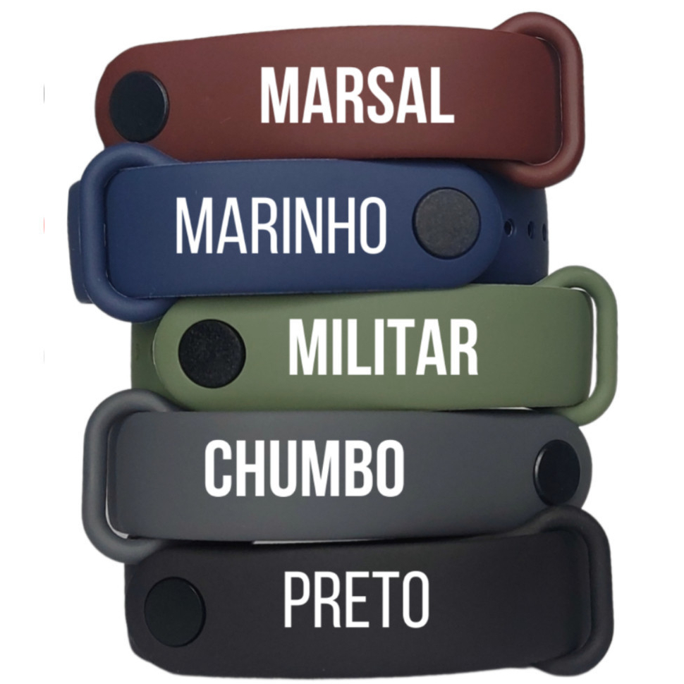 Pulseiras P/ Mi Band 10 9 8 7 6 5 4 3 feita em silicone Premium alta qualidade [Envio HOJE] em Oferta na Shopee