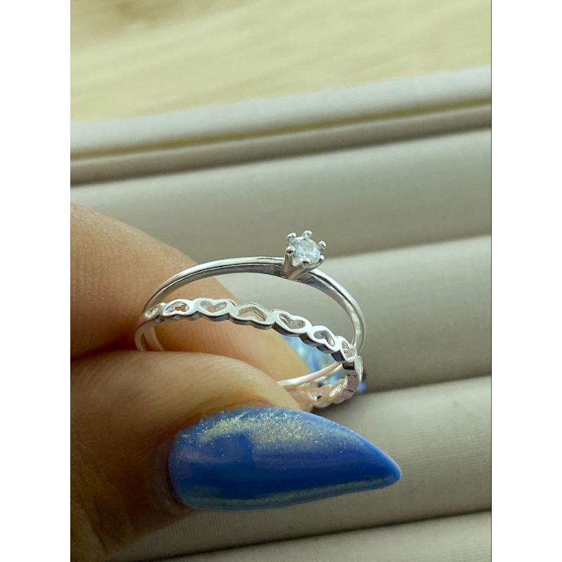 Kit aneis Prata 925 legítima -Envio imediato em Oferta na Shopee