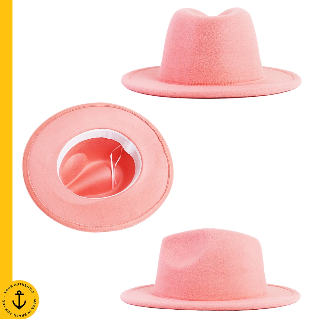 Chapéu Panamá Infantil Menina Rosa Estilo Country Sertanejo Kids Blogueira Fantasia