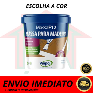 Massa F12 Calafetar Correção Madeira Viapol 400g Div Cores em Oferta na Shopee