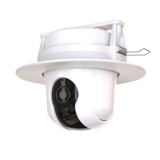 Suporte Embutir No Teto Compatível Câmera Intelbras Ime 360