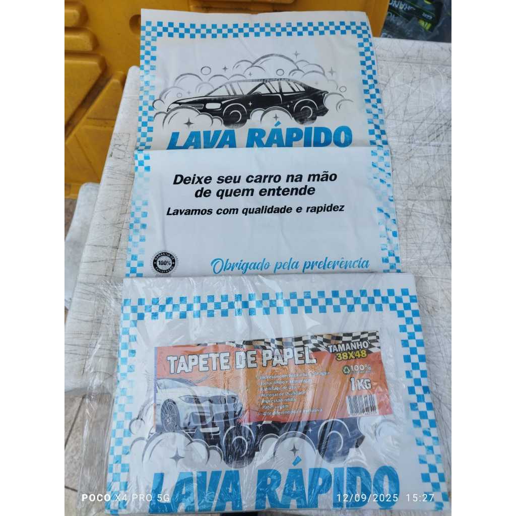 Tapete De Lava Rápido 1 Quilo 100 Folhas em Oferta na Shopee