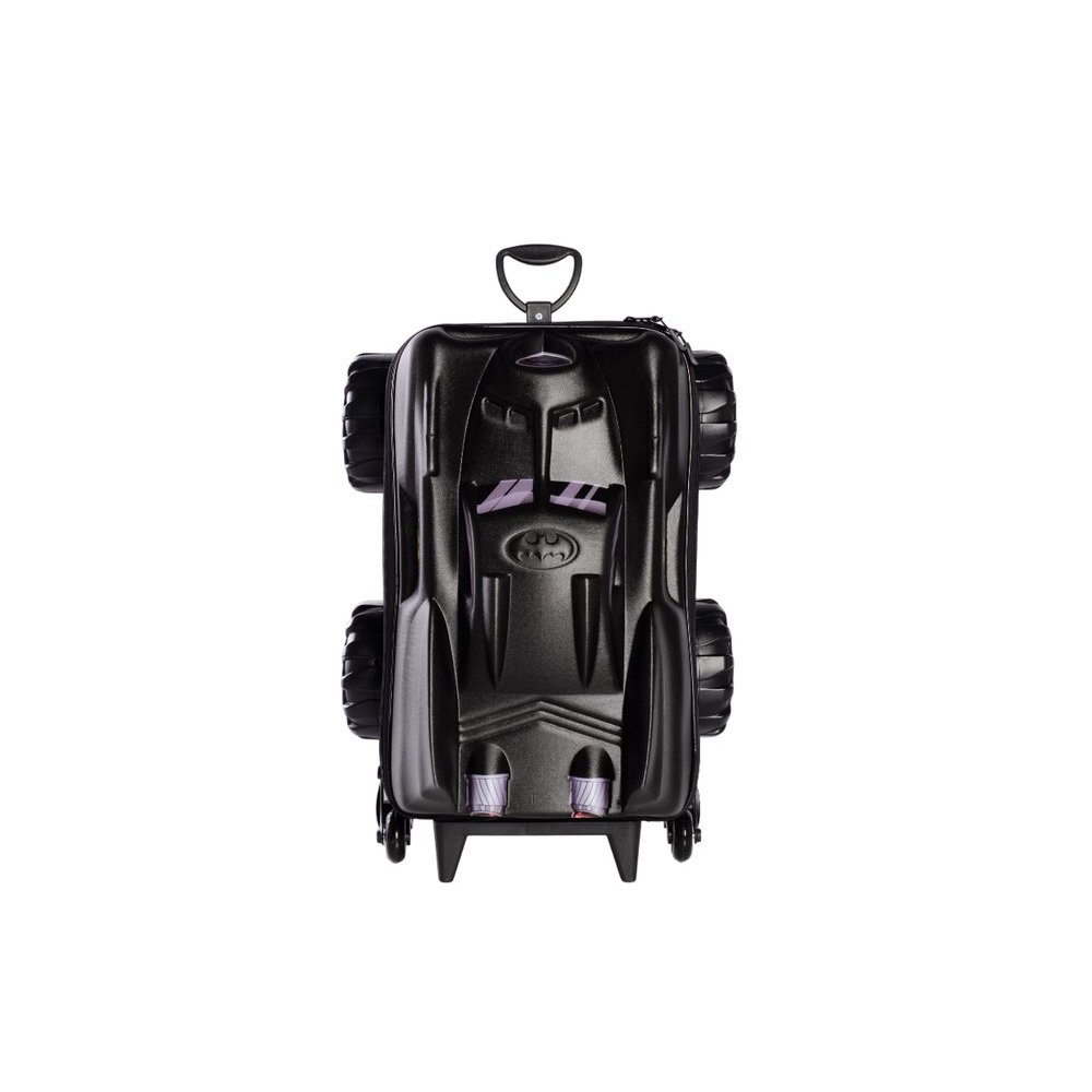 Mochila/ Mala 3D com Rodinhas Infantil Batmóvel Monster Truck