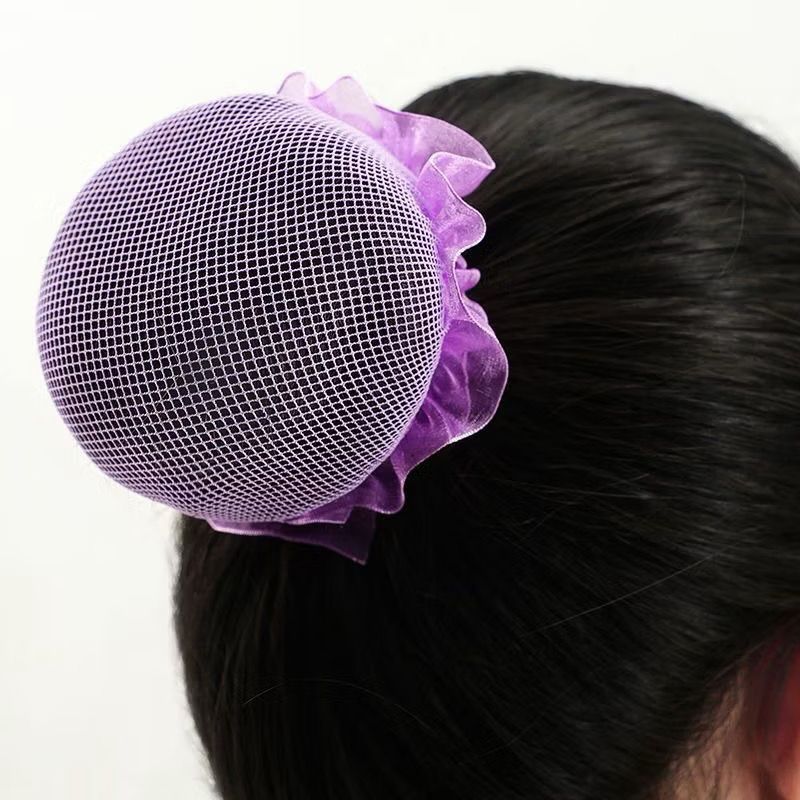 KIT 3 Rede de cabelo especial para balé de dança infantil,para dança latina e patinação