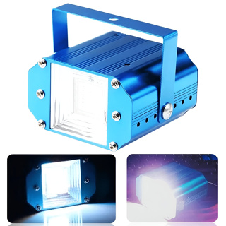 Mini Strobo Led Luz RGB Ou Luz BF Projetor Xênon 20w Festas Bivolt Branco Colorido Bar Dj Casa Ap em Oferta na Shopee