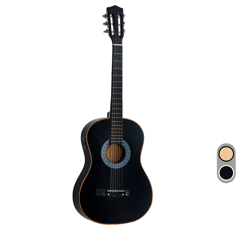 Imagem Violão Musical Queen's Adulto Cordas Nylon e Aço Acústico Para Iniciantes