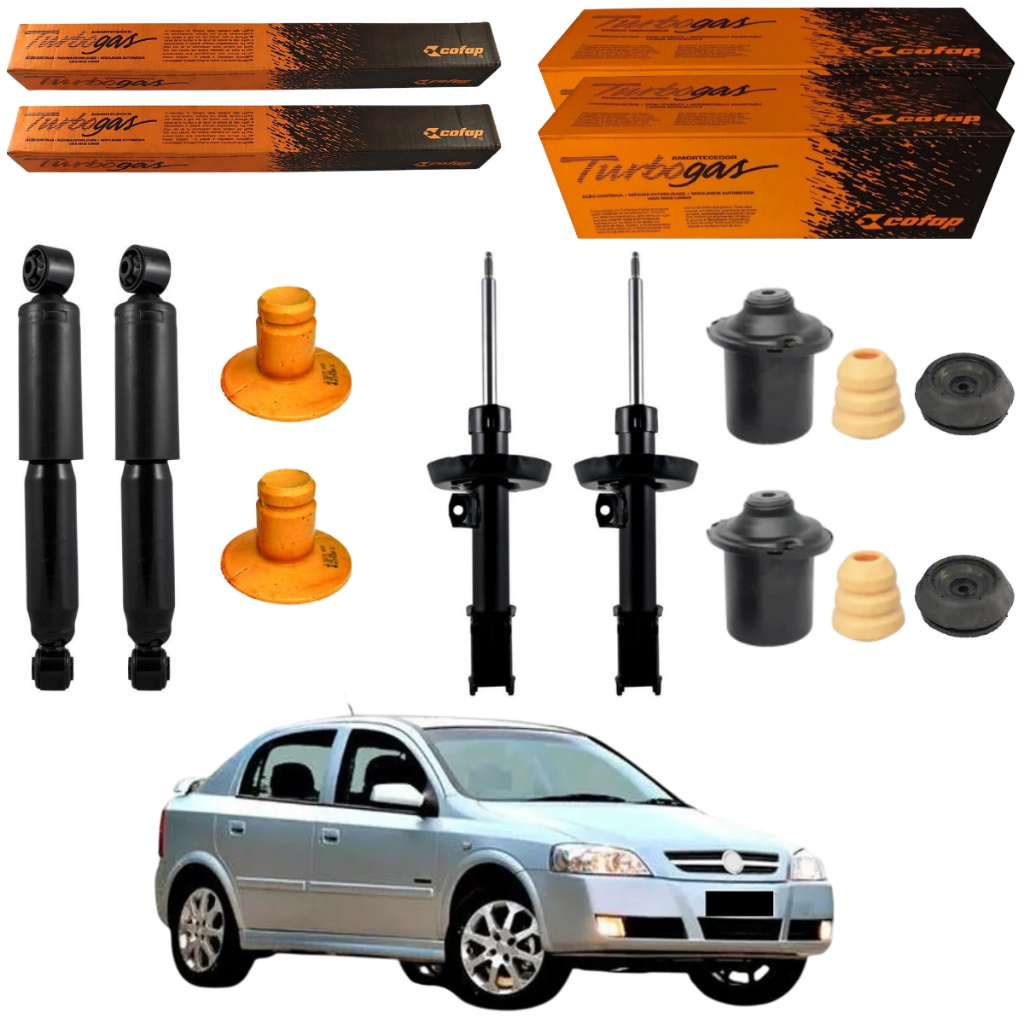 KIT 4 AMORTECEDOR ASTRA 1998 A 2012 COFAP + KIT