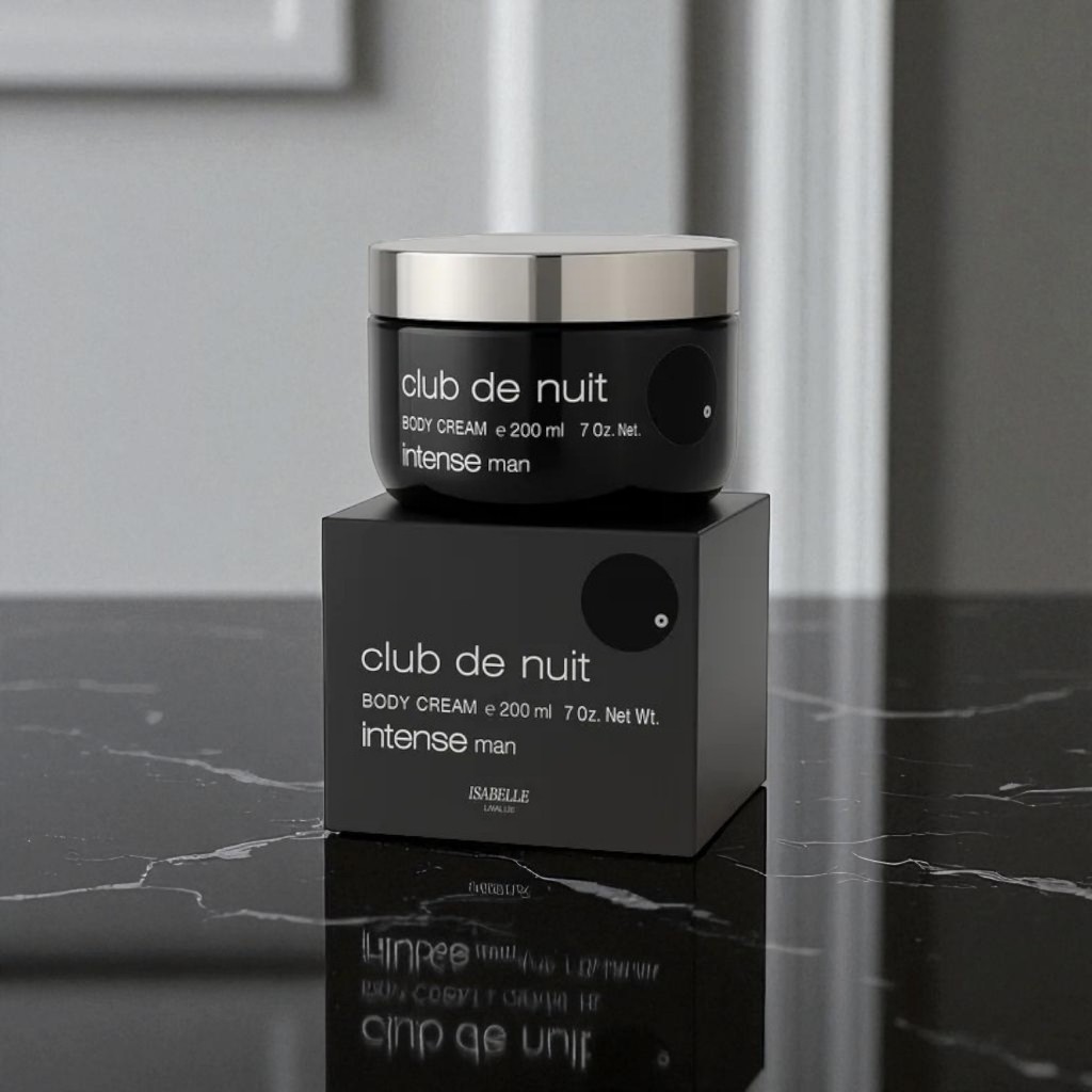 Creme Corporal Club de Nuit Intense Man Isabelle La Belle Body Cream 200g – Hidratação, Frescor e Perfume Amadeirado Cít